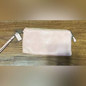 Pink Coach Wristlet